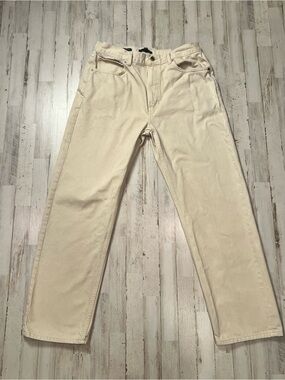 Banana Republic Men’s Authentic Straight Fit Beige Denim Jeans 35x32